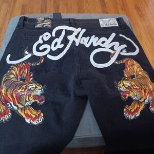 Ed hardy jean size 36 slim